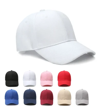 Casual Plain Baseball Caps - Image 6