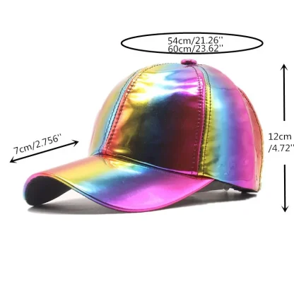 Colorful Glossy Baseball Hat - Image 6