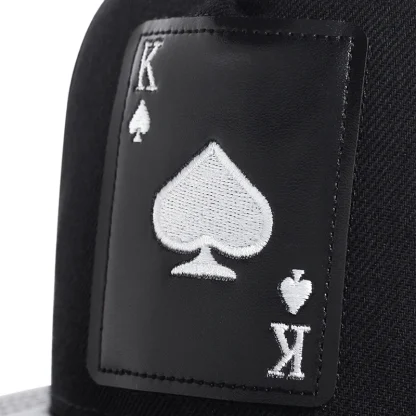 Embroidered Poker Baseball Cap - Image 3