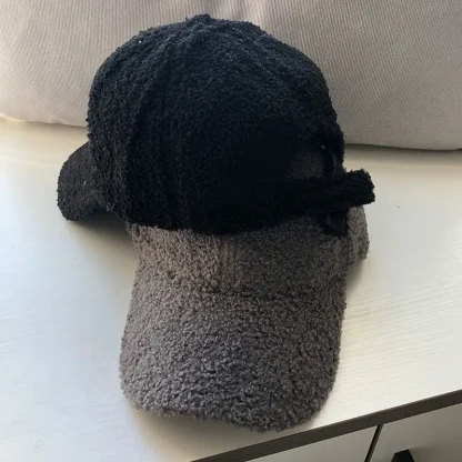 Warm Plush Baseball Hats - Image 5