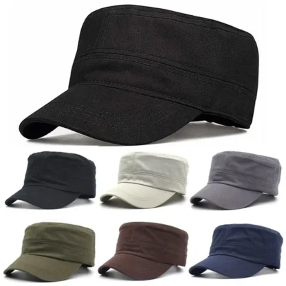 Solid Flat Top Hats - Image 7