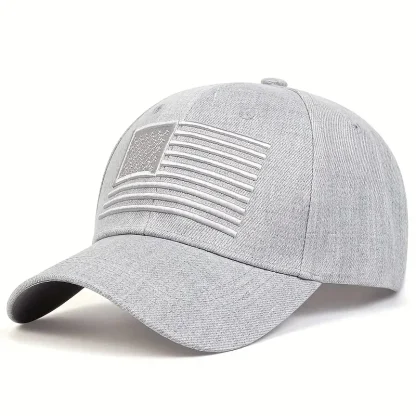 Solid American Flag Baseball Cap - Image 6