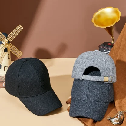 Warm Solid Baseball Caps - Image 6