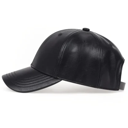 Classic Leather-like Baseball Hats - Image 3