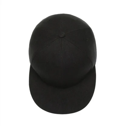 Classic Solid Snapback Hats - Image 3