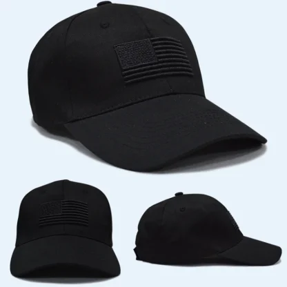 Solid USA Flag Baseball Hats - Image 4