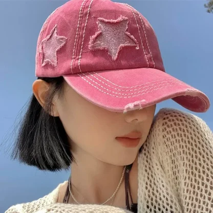 Ripped Star Baseball Hats - Image 5