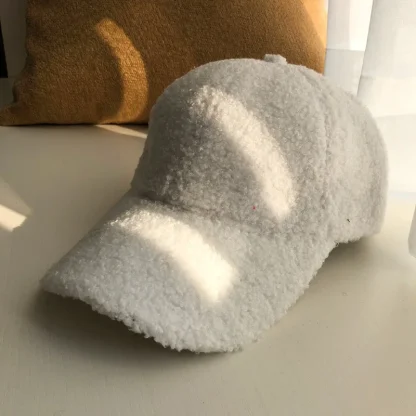 Warm Plush Baseball Hats