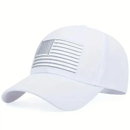 Solid American Flag Baseball Cap - Image 5
