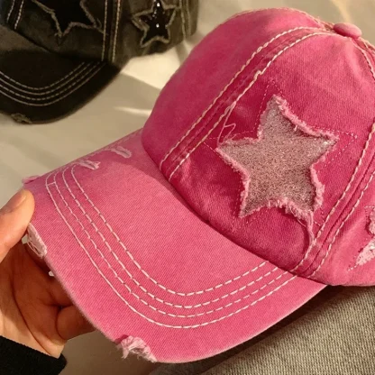 Ripped Star Baseball Hats - Image 4