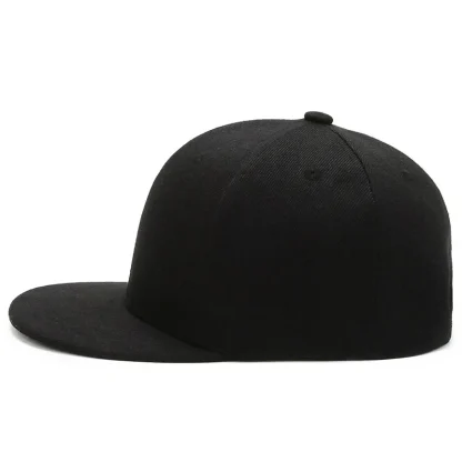Classic Solid Snapback Hats - Image 2