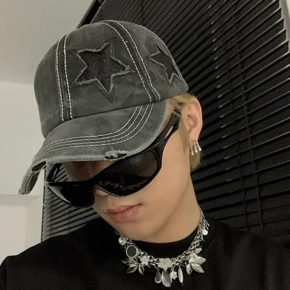 Ripped Star Baseball Hats - Image 3