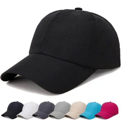 Breathable Solid Baseball Caps - Image 5