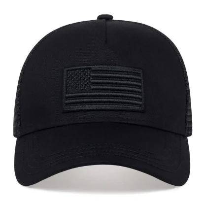 American Flag Trucker Hats - Image 2