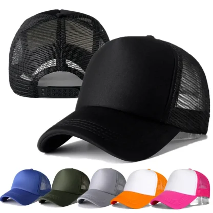 Mesh Snapback Baseball Cap - Image 5