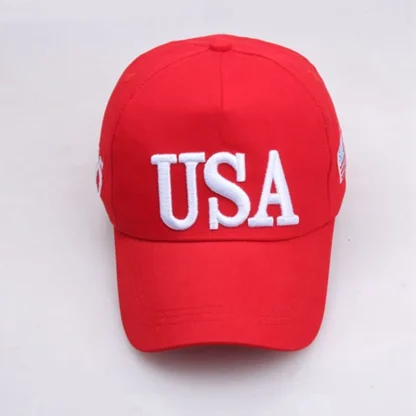 Embroidery USA Baseball Hat - Image 2