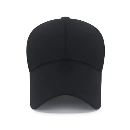 Long Brim Solid Baseball Hat - Image 4