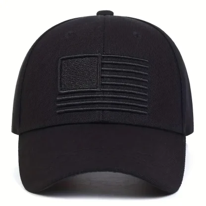 Solid American Flag Baseball Cap - Image 3