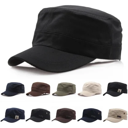 Casual Flat Top Hats - Image 7
