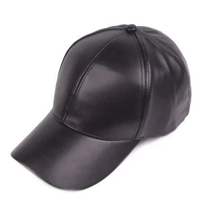 Glossy Solid Baseball Caps
