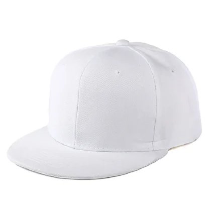 Flat Brim Solid Baseball Cap