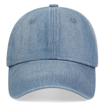 Casual Denim Baseball Cap - Image 2