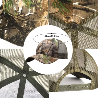 Mesh Camo Trucker Hat - Image 7