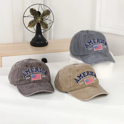 Retro American Baseball Caps - Image 3