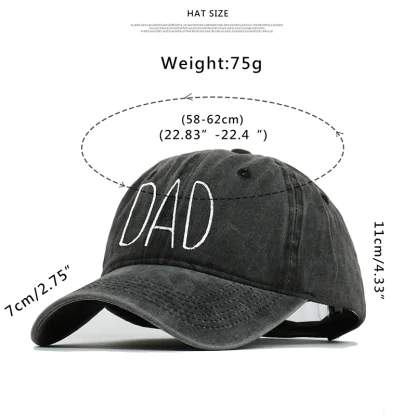 Acid Wash Dad Baseball Cap - Image 7