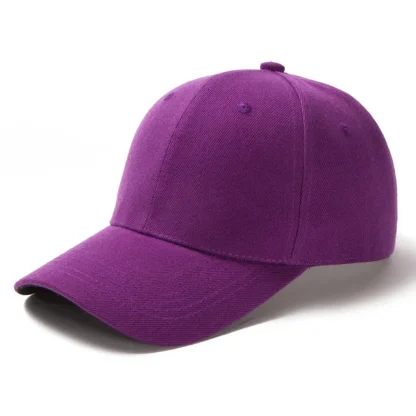 Casual Solid Baseball Cap - Image 4