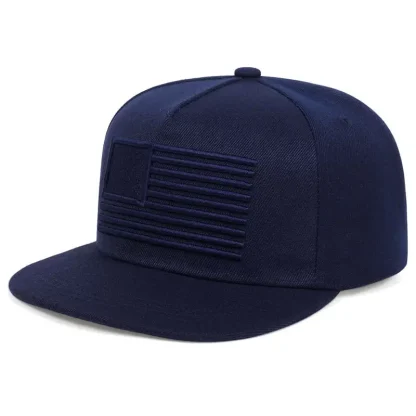 Solid Embroidery Flag Baseball Hat - Image 5
