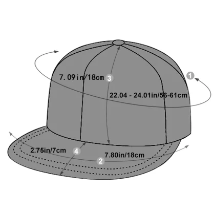 Flat Brim Trucker Hats - Image 7