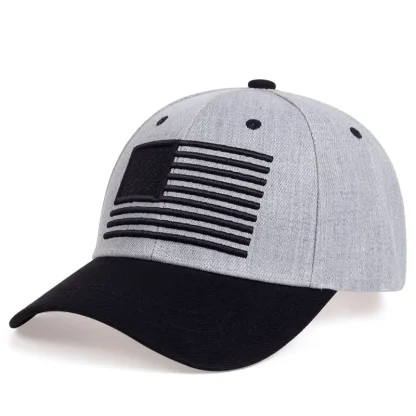 Solid Embroidered Baseball Cap - Image 5