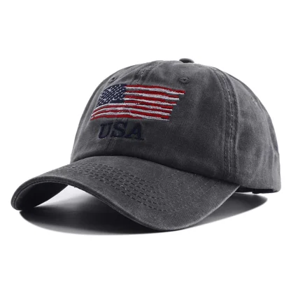 Retro USA Flag Baseball Cap - Image 3
