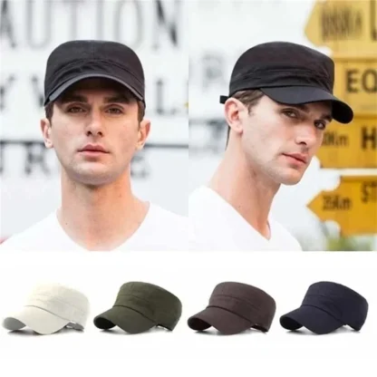 Solid Flat Top Hats - Image 6