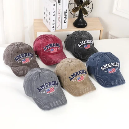 Retro American Baseball Caps - Image 5