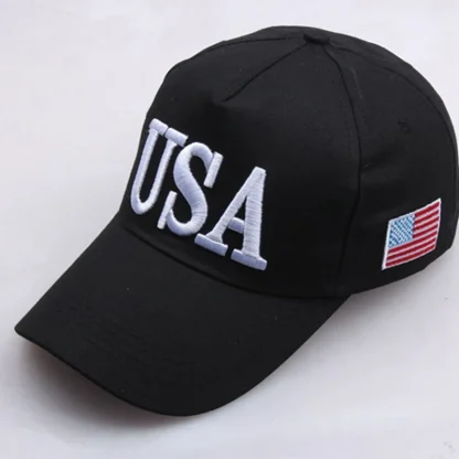 Embroidery USA Baseball Hat - Image 4
