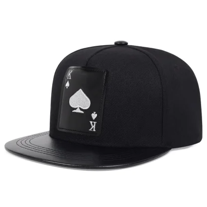 Embroidered Poker Baseball Cap