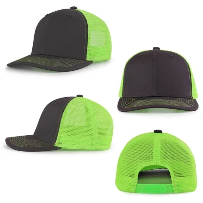 Color Block Trucker Hats - Image 4