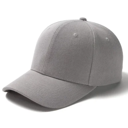 Casual Solid Baseball Cap - Image 5