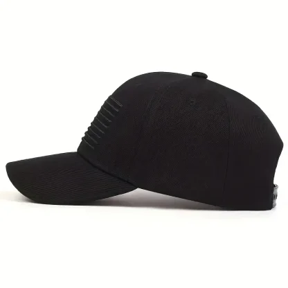 Solid American Flag Baseball Cap - Image 2