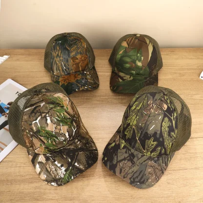 Mesh Camo Trucker Hat - Image 5