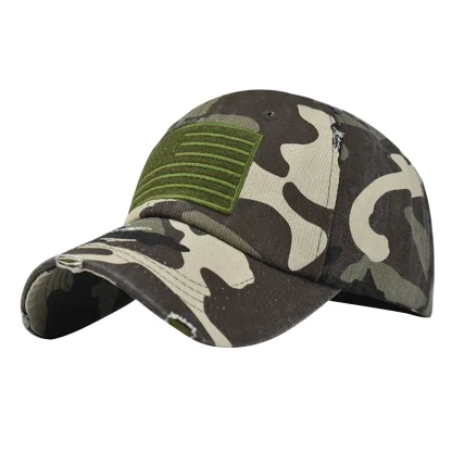Ripped Camouflage Baseball Caps