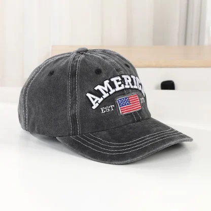 Retro American Baseball Caps - Image 2