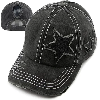 Ripped Star Baseball Hats - Image 2