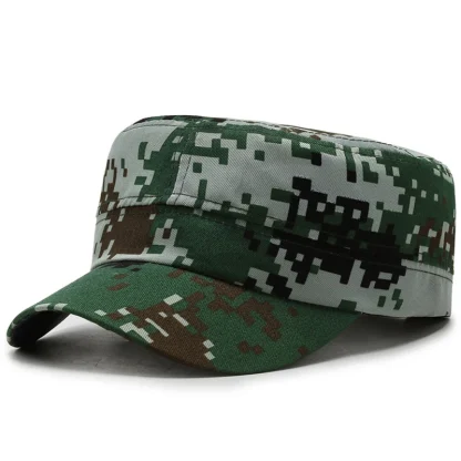 Camouflage Flat Top Hats - Image 4