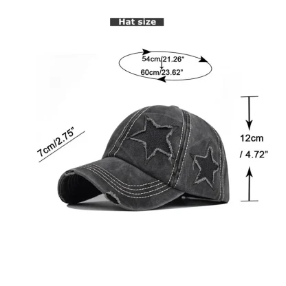Ripped Star Baseball Hats - Image 7