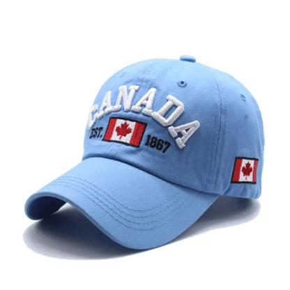 Embroidered Canada Baseball Hat - Image 3