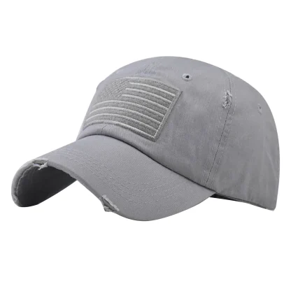 Ripped Camouflage Baseball Caps - Image 3