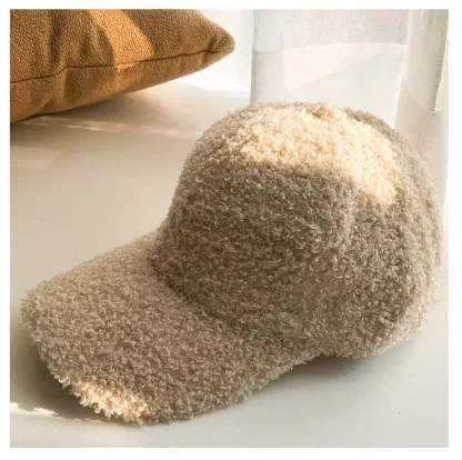 Warm Plush Baseball Hats - Image 3